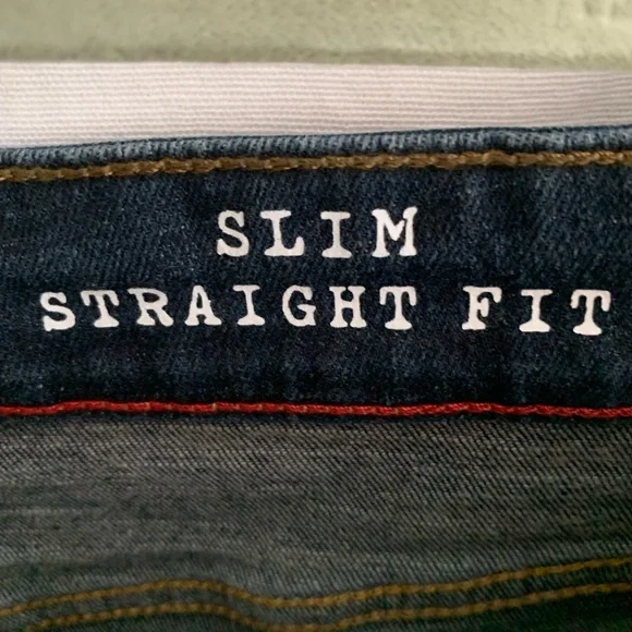 Chaps Mens Jeans Slim Straight Fit Size 34x32 - Picture 6 of 6